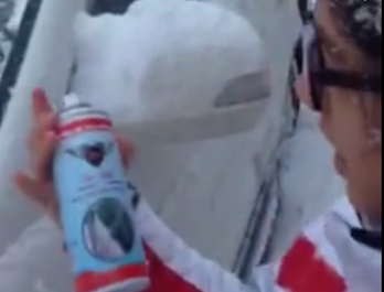 f6 deicer buz çözücü spray uygulaması 2