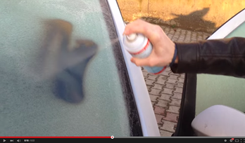 f6 deicer buz çözücü spray uygulaması 1